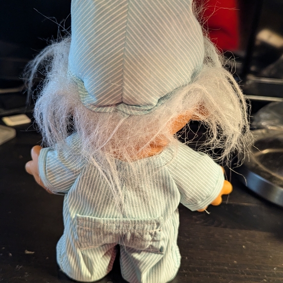 VINTAGE Russ—Blue with Blue Hair— Baby Boy Troll Doll 9" - Picture 2 of 3